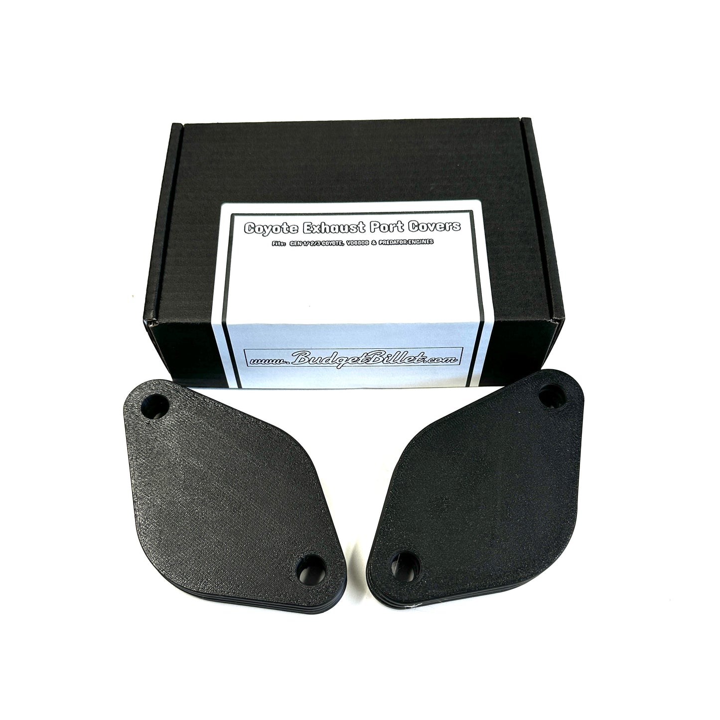 Coyote Exhaust Port Covers For Gen 1/2/3 Coyote Engines